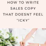 How to write sales copy that doesn't feel icky, on this episode of The Power in Purpose Podcast