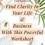 Looking for clarity in your life and business? Download this free worksheet to help you discover what matters and listen to the accompanying podcast episode on The Power in Purpose.