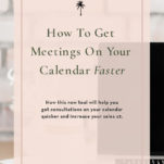 HoneyBook’s scheduling tool lets you book meetings with less back and forth. Preset your meeting details, select what availability you’d like to show, and sync with your Google calendar. We will generate a link for you to share with clients. Because your calendars are synced, clients will only be able to schedule a meeting with you during your available time slots.