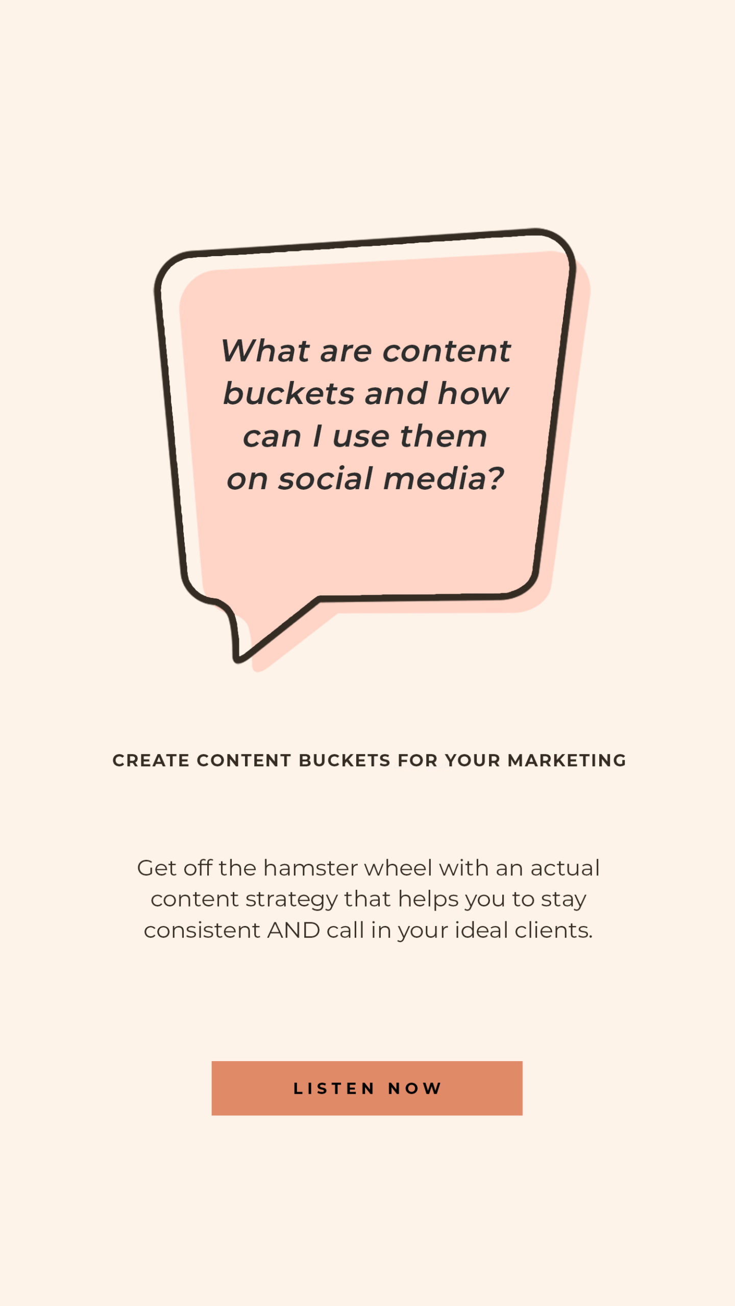 How To Create Content Buckets (and save time in your marketing)
