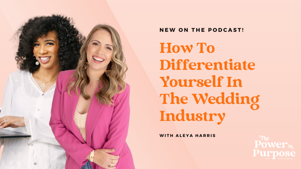 Let's just be honest... the wedding industry has become SO saturated. So many businesses and people are doing the same thing, learning the same strategies, and marketing their business in the same ways. Marketing industry expert Aleya Harris wants you to break out of the 'sea of sameness' in the wedding industry. 