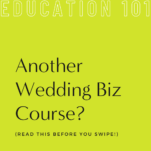 Another wedding biz course? Read this before you swipe.