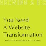 Wedding Planner's Website transformation to turn leads into clients.