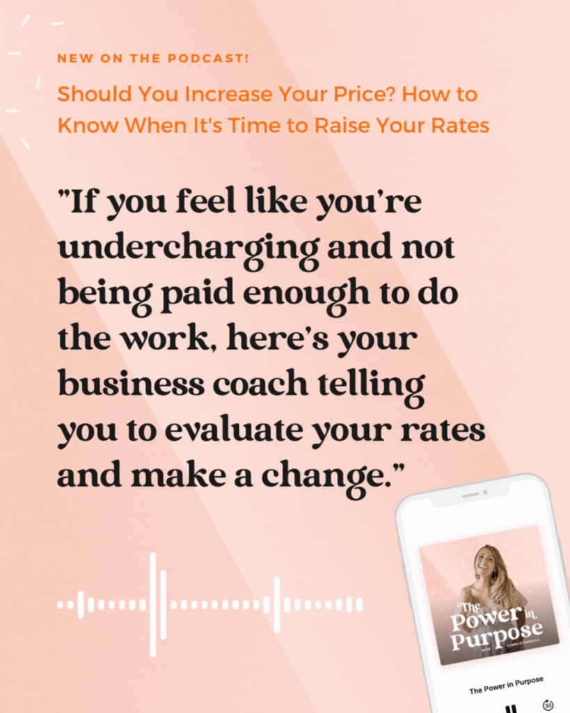 Are you a wedding professional who's been wondering if it's time to raise your prices? You're not alone. It can be a difficult decision to make, but there are a few signs that indicate it may be time for a rate increase. In this episode of The Power in Purpose Podcast, I am sharing valuable insights on how to know when it's time to raise your rates and how to raise your price effectively. 