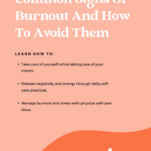 Learn about common signs of burnout within the wedding industry and discover effective self-care strategies to avoid them, guided by Candice Denise.