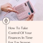 Learn from Braden Drake on how to take control of your finances just in time for tax season.