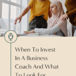 When to invest in a wedding industry business coach and what to look for.