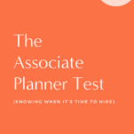         The associate planner test knowing when it's time to ride.