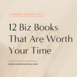 12 business books that are worth your time, perfect for wedding planners.