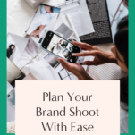 Plan your brand shoot as a wedding planner with ease.