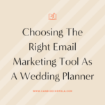 Comparing Flodesk and Mailchimp for wedding planning email marketing.