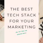 The best tech stack for your wedding marketing.