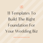 Utilize 11 wedding planner templates to establish a solid foundation for your business.