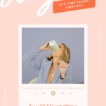 A woman in a light blue blazer drinks from a mug, with podcast graphics and the text “You Did Everything ‘Right.’ So Why Are You Still Stuck?”.