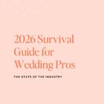 A graphic with text: “2026 Survival Guide for Wedding Pros - The State of the Wedding Industry.” A banner at the top reads, “NEW EPISODE.” The Power in Purpose logo is at the bottom. Go behind the scenes with insights on new wedding rules.