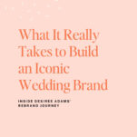 Text graphic with message: “What It Really Takes to Build an Iconic Wedding Brand. Inside Desiree Adams’ Rebrand Journey. The Power in Purpose Podcast.” Header reads “New Episode.” Go Behind The Brand of Verve Event Co for expert event planning insights and exclusive inspiration.